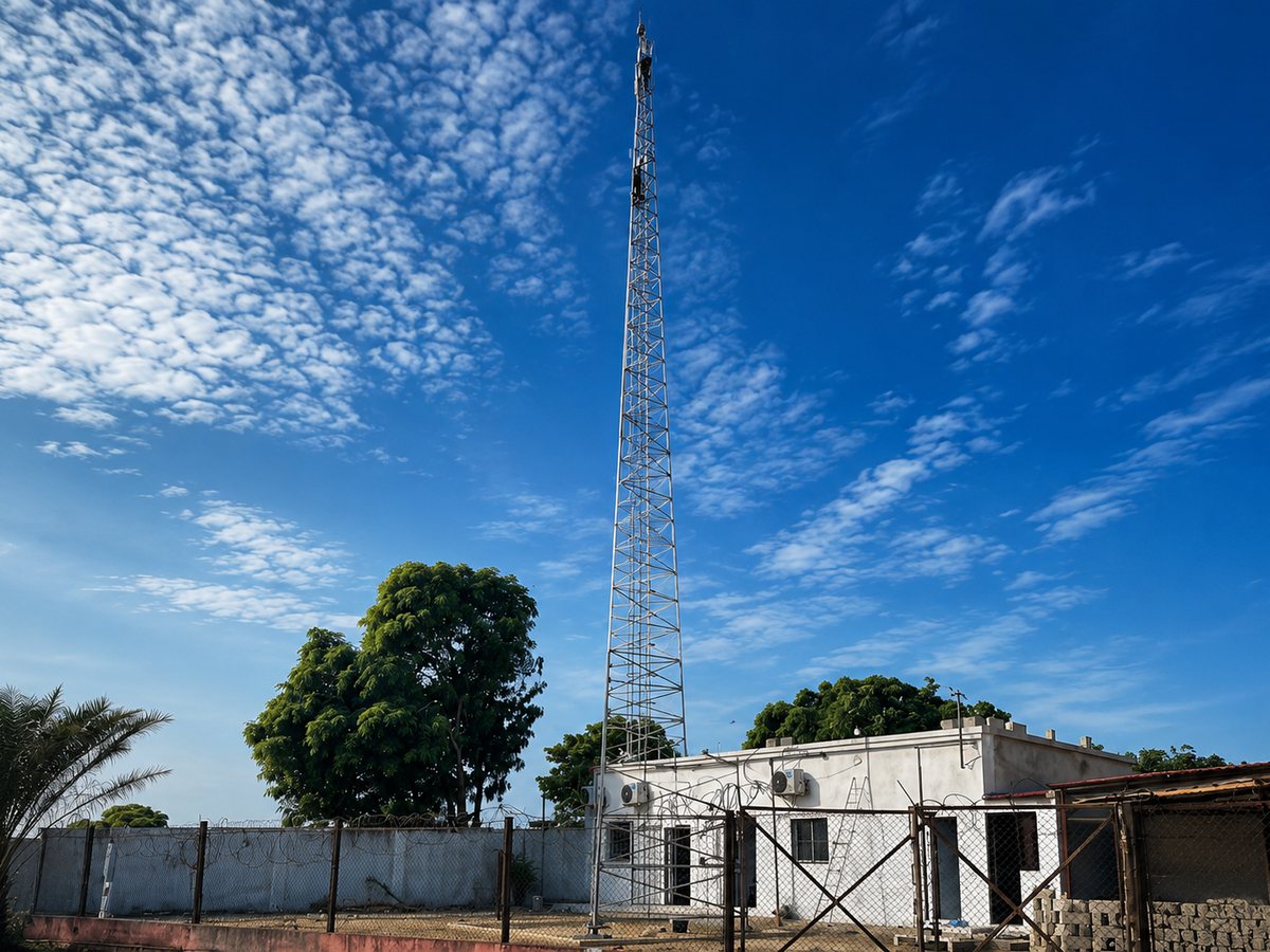 Torre de telecomunicacoes da JOHELMA junto a estacao tecnica